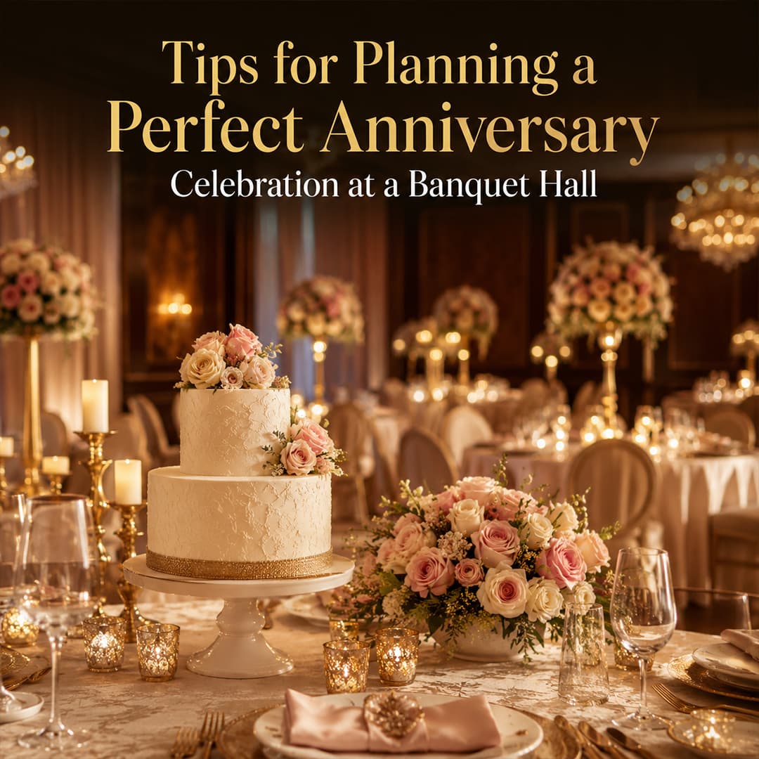 Anniversary Celebration Tips | How to Plan the Perfect Party at a Banquet Hall